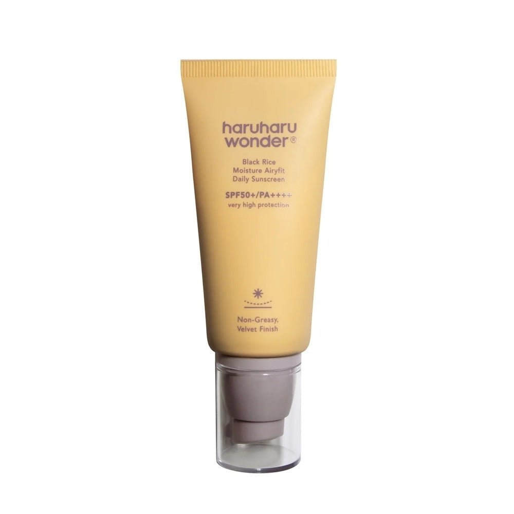 HaruHaru Wonder Black Rice Moisture Airyfit Daily Sunscreen SPF 50+/PA++++ 50 ml - Beauty Tribe