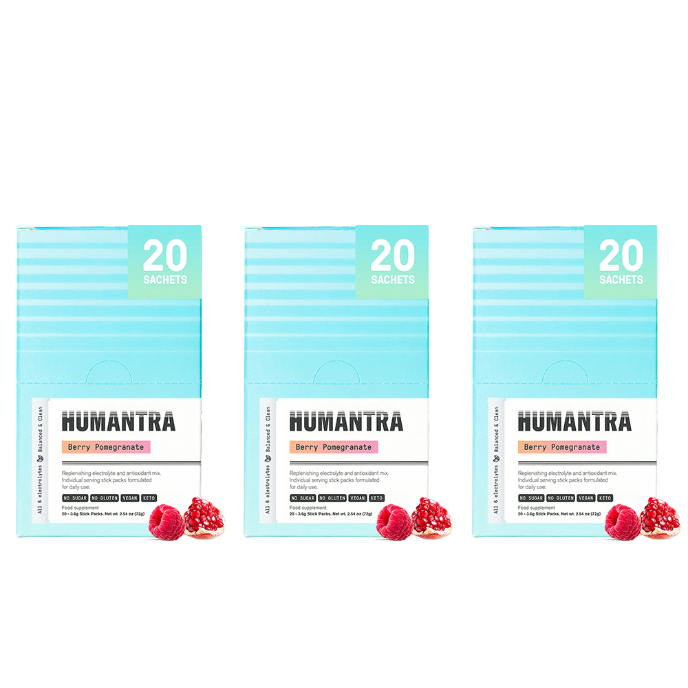 Humantra Berry Pomegranate 3 Pack Set - Beauty Tribe