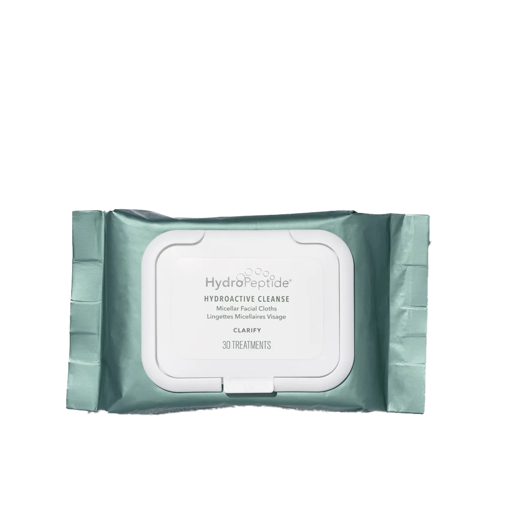 Hydropeptide Hydroactive Cleanse Micellar Face Cloths 30 wipes