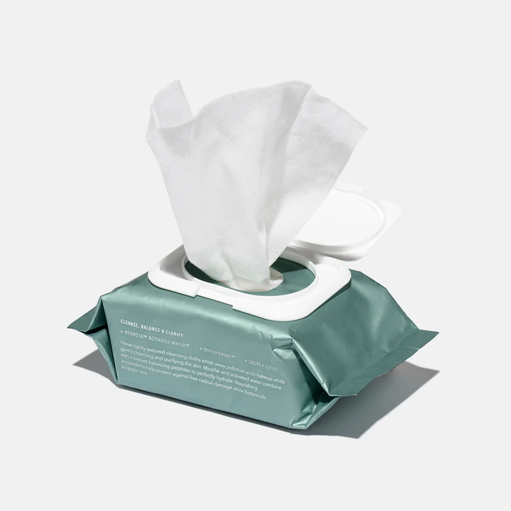 Hydropeptide Hydroactive Cleanse Micellar Face Cloths 30 wipes