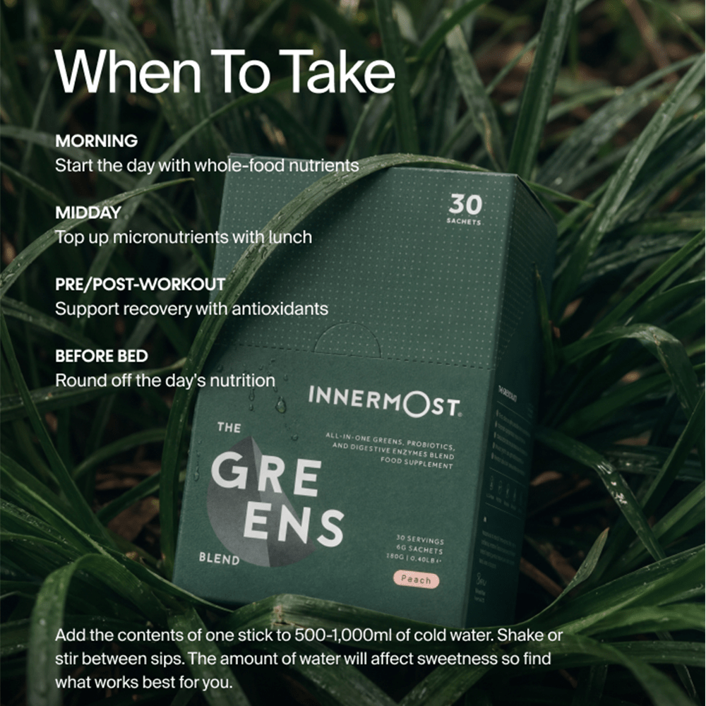 Innermost The Greens Blend | 30 Sticks | Peach (vegan) - Beauty Tribe