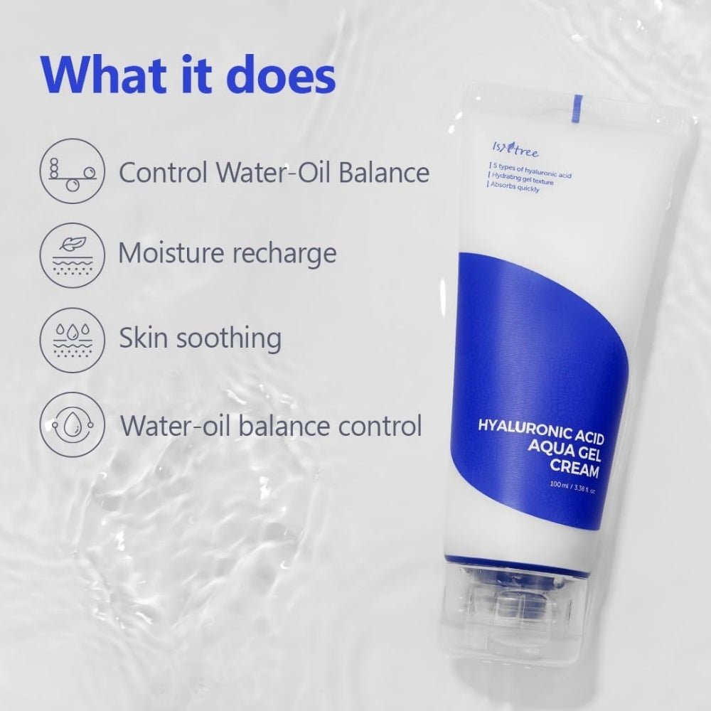 Isntree Hyaluronic Acid Aqua Gel Cream 100ml - Beauty Tribe