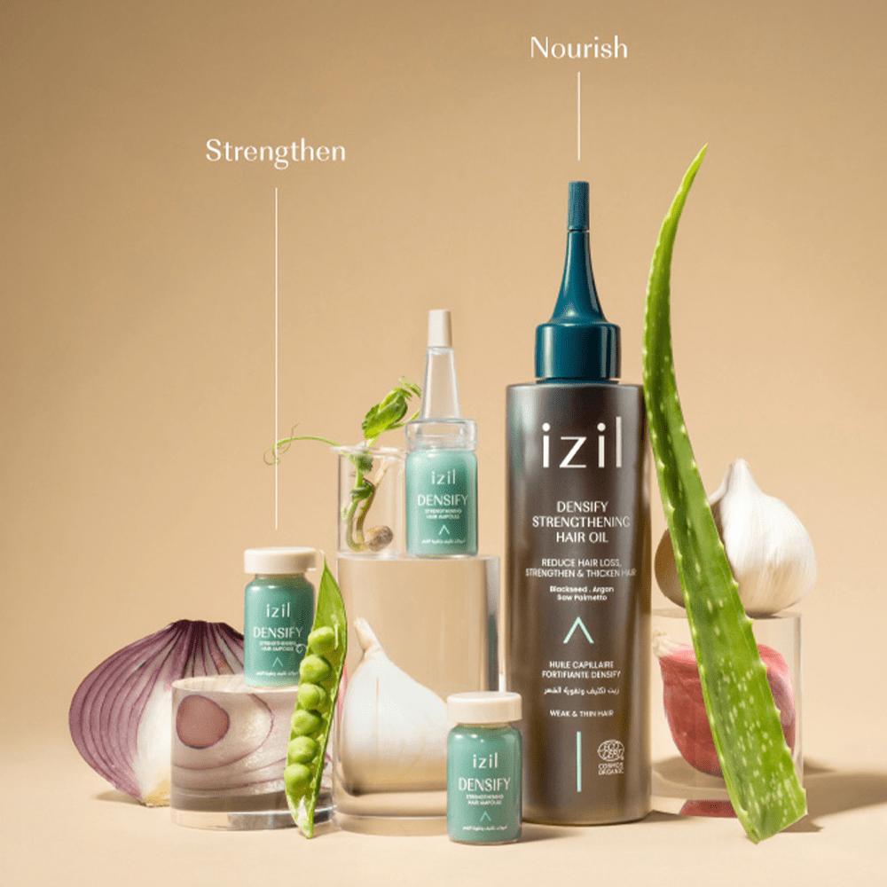 Izil Beauty Densify Strengthening Hair Ampoules 12x9ml - Beauty Tribe