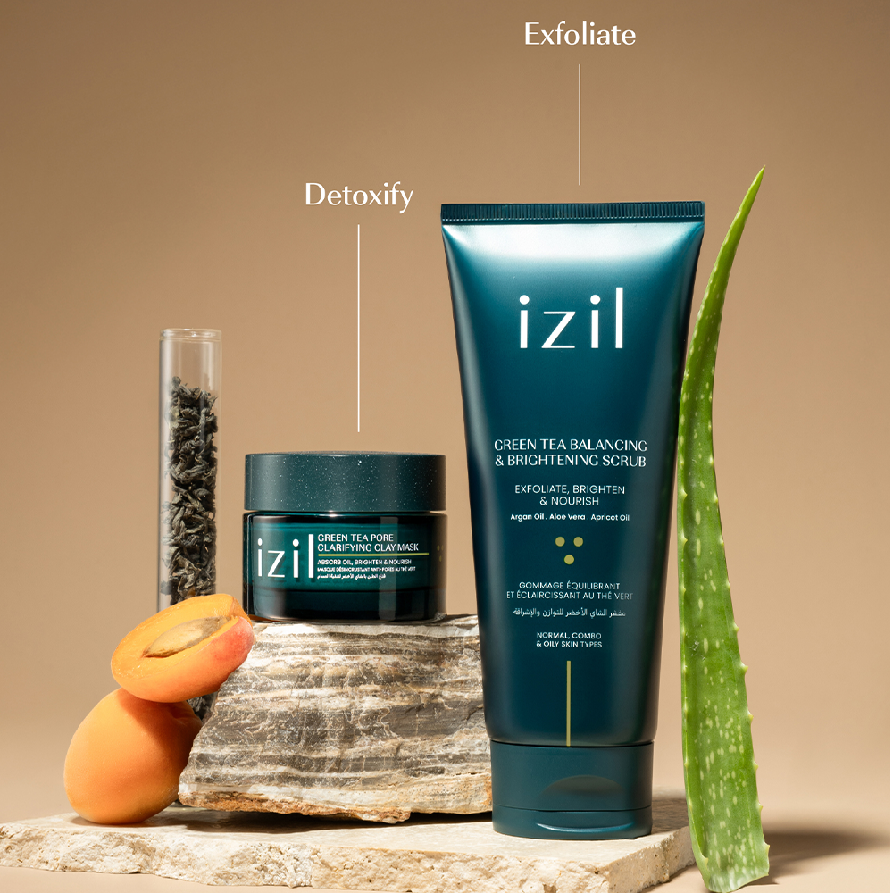 Izil Beauty Green Tea Oil-Control Duo