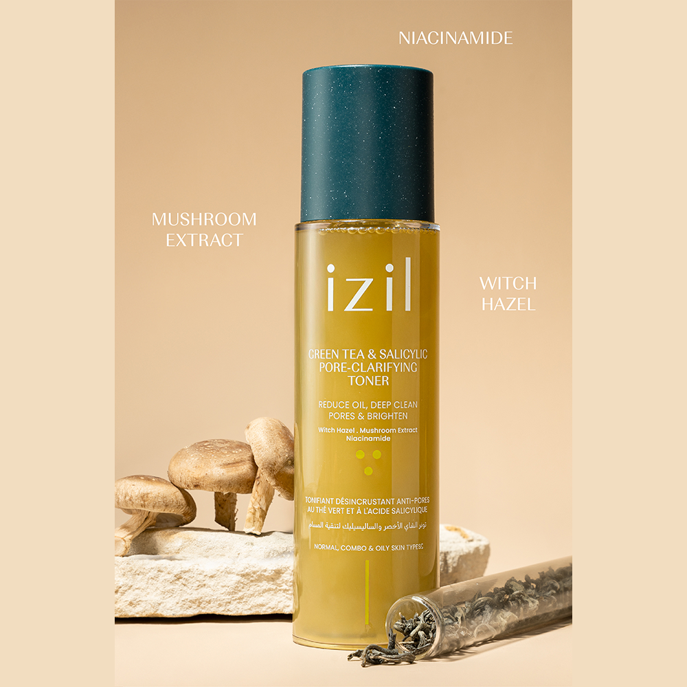 Izil Beauty Green Tea & Salicylic Pore-Clarifying Toner 190ml