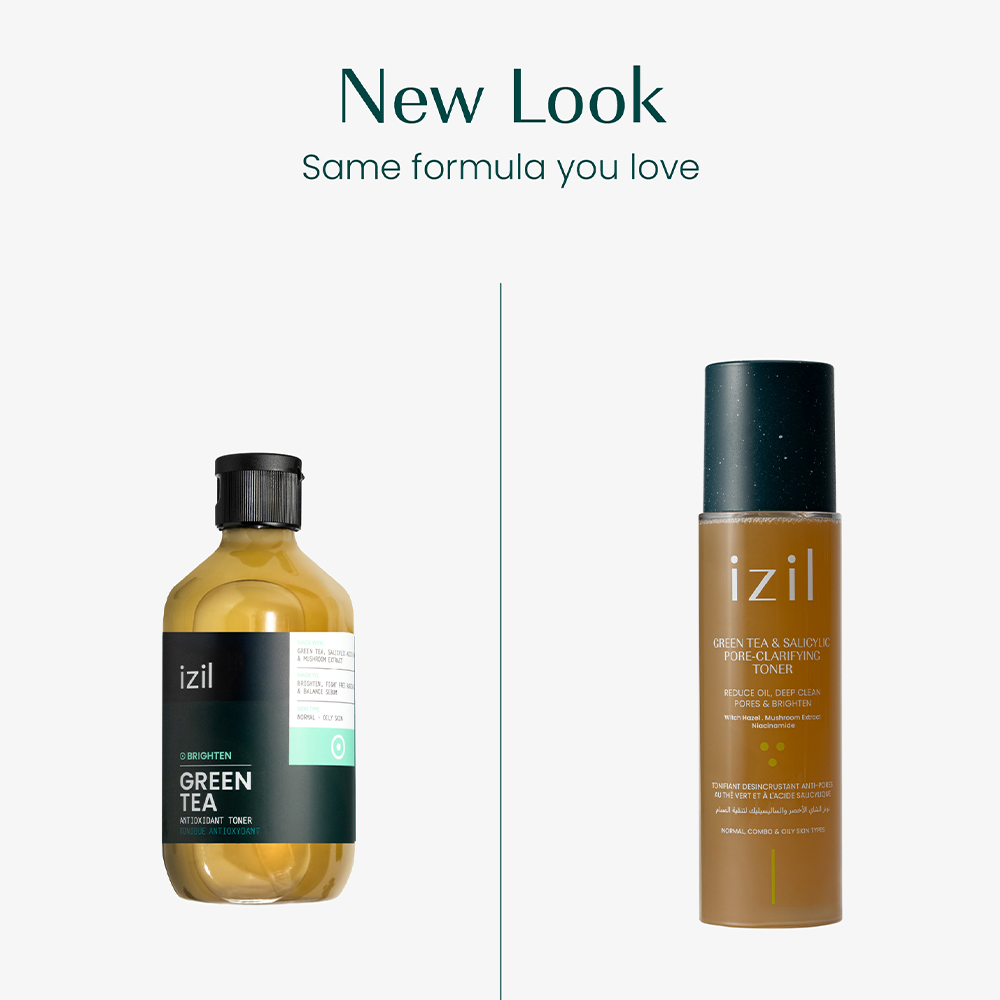 Izil Beauty Green Tea &amp; Salicylic Pore-Clarifying Toner 190ml