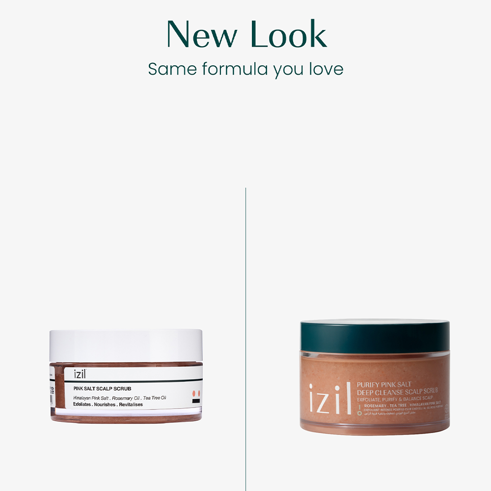 Izil Beauty Purify Pink Salt Deep Cleanse Scalp Scrub 280g