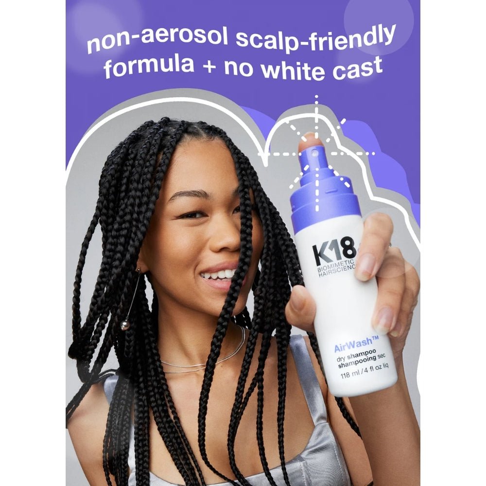 K18 Air Wash Dry Shampoo 118ml - Beauty Tribe