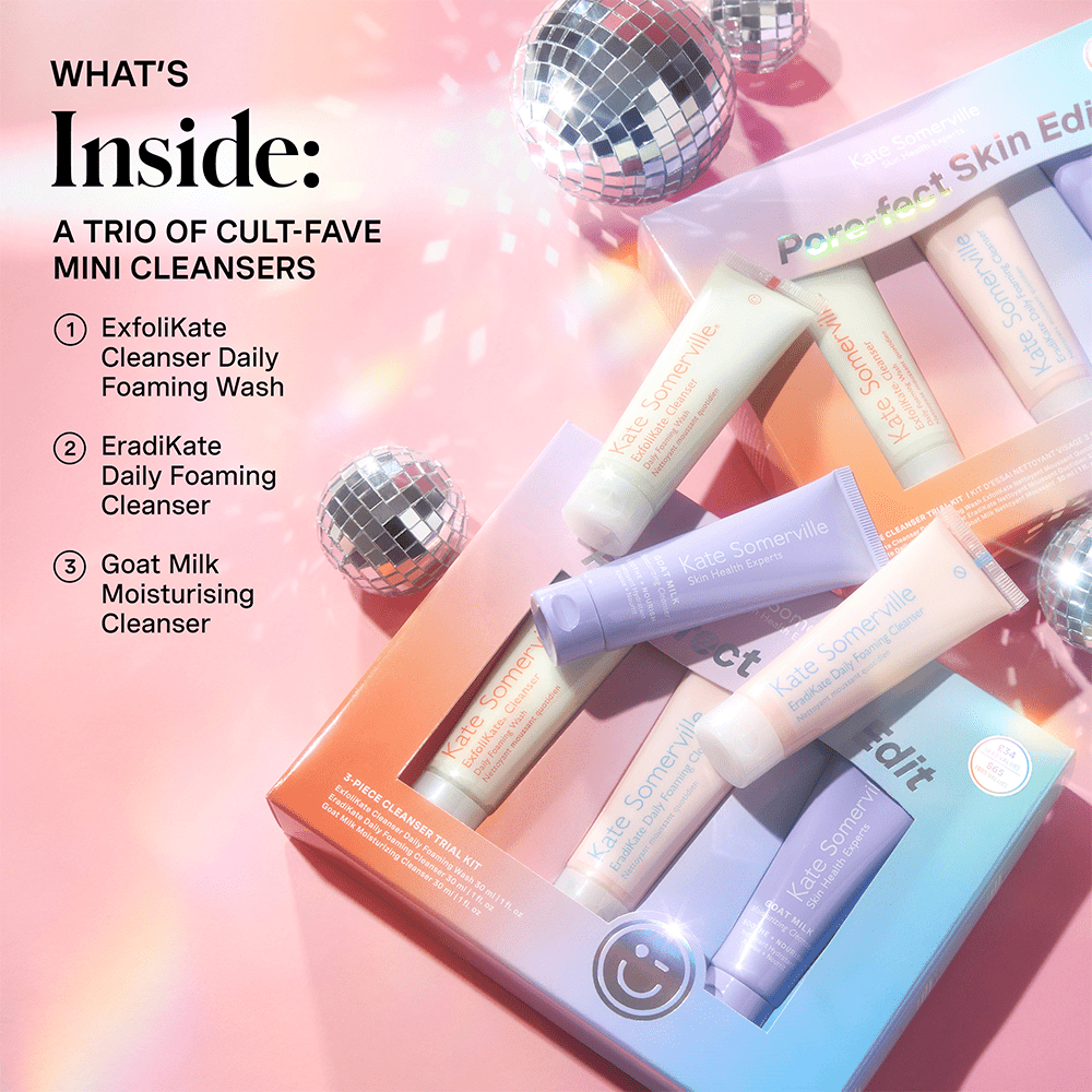 Kate Somerville Pore - fect Holiday Trio – 2025 Holiday Kit - Beauty Tribe