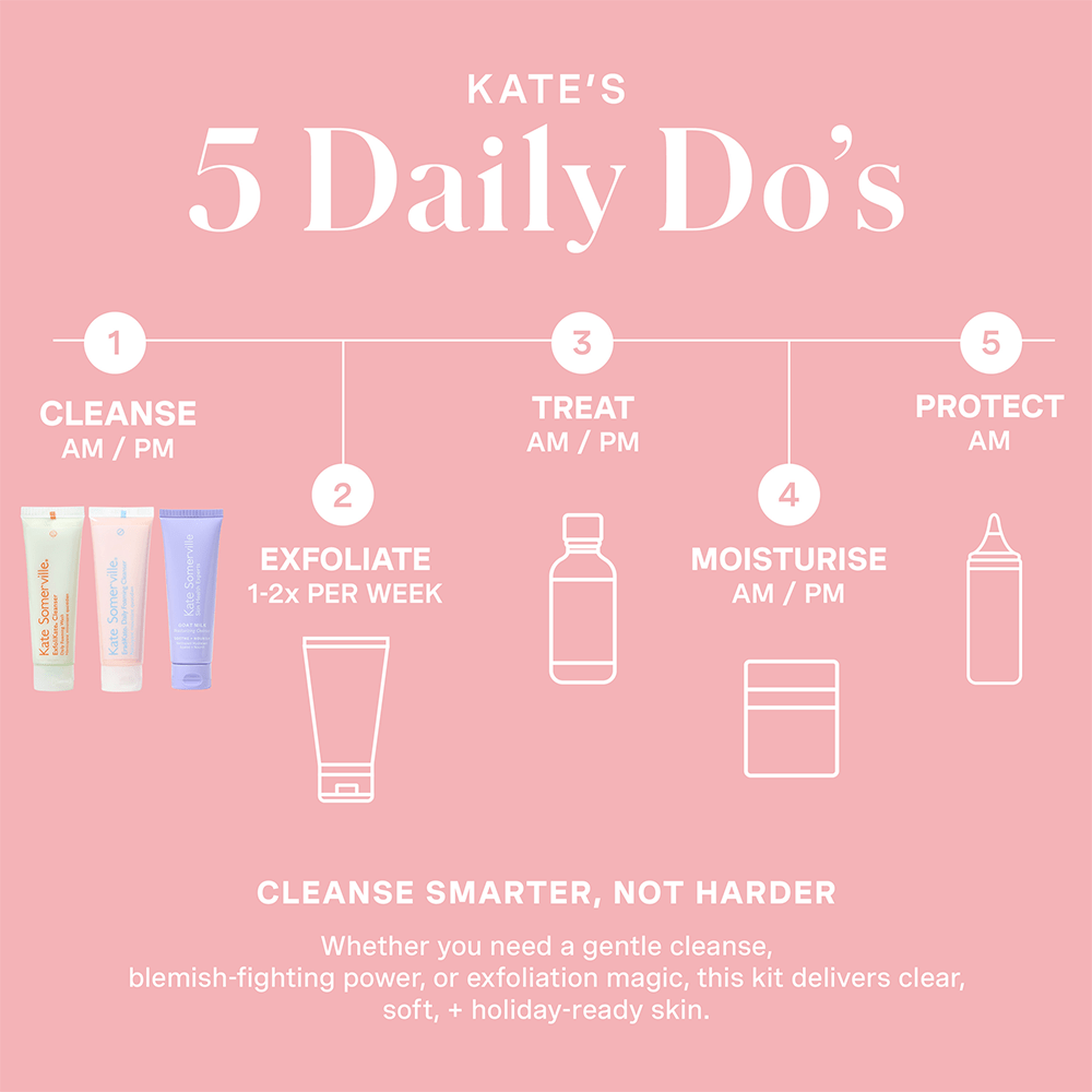 Kate Somerville Pore - fect Holiday Trio – 2025 Holiday Kit - Beauty Tribe