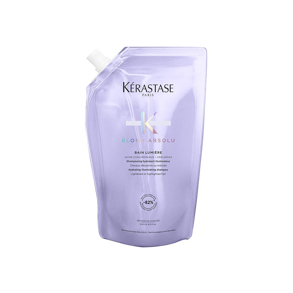 Kerastase Blond Absolu Lumiere Shampoo for Highlighted Hair Refill Pouch 500ml - Beauty Tribe