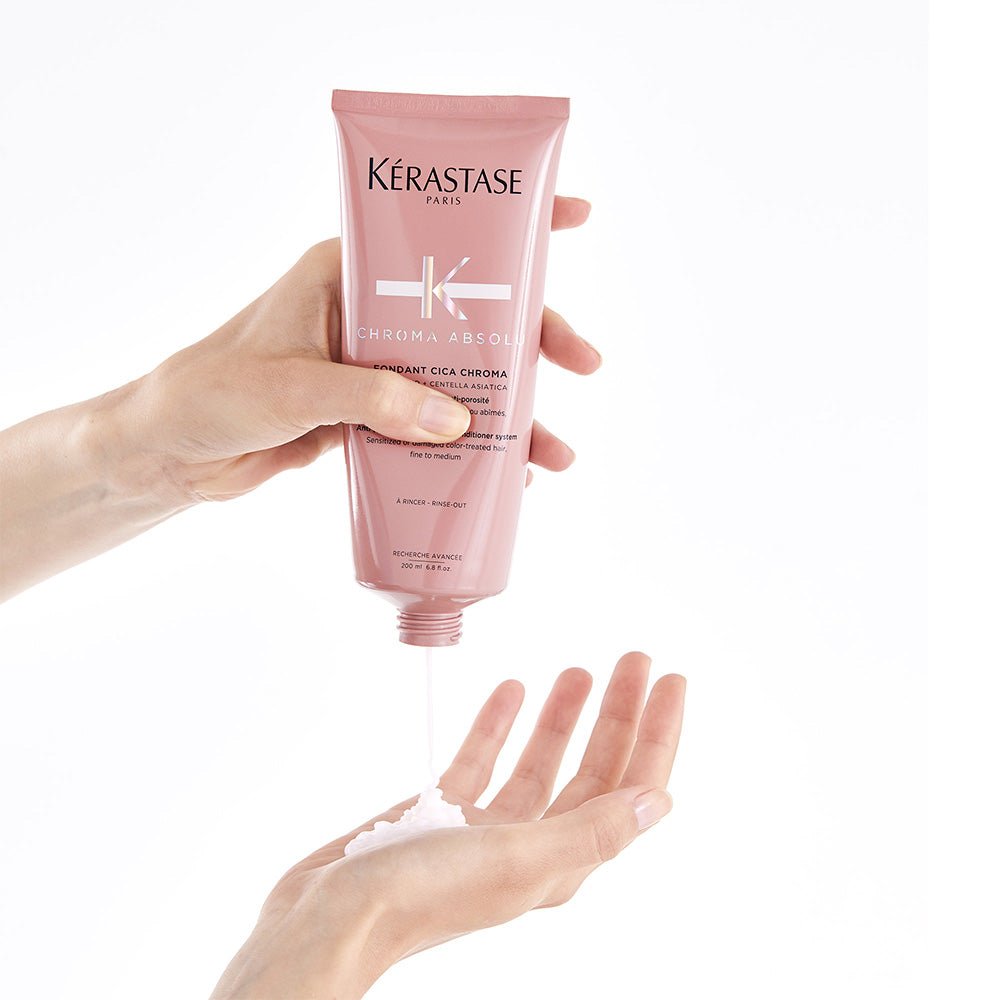 Kerastase Chroma Absolu Fondant Cica Conditioner For Sensitised or Damaged Color - Treated Hair - 200 ml - Beauty Tribe