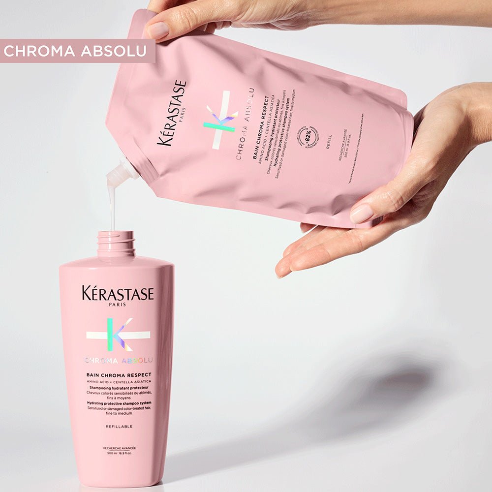 Kerastase Chroma Absolu for Colour Hair Refill Pouch 500ml - Beauty Tribe