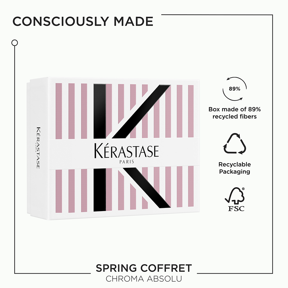 Kerastase Chroma Absolu Fortifying Duo to neutralize Brassy Highlighted Hair - Beauty Tribe