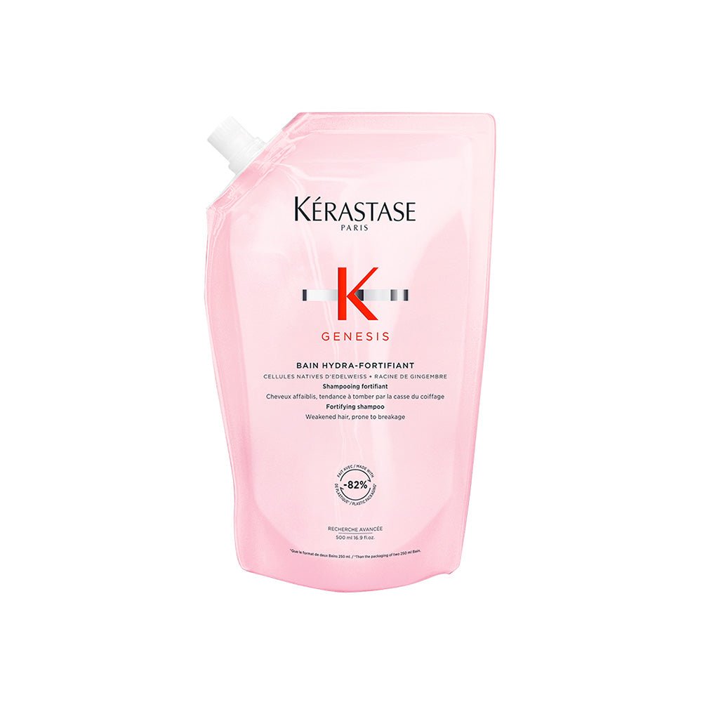 Kerastase Genesis Bain Riche Shampoo Refill Pouch for Anti - Hair Fall 500ml - Beauty Tribe