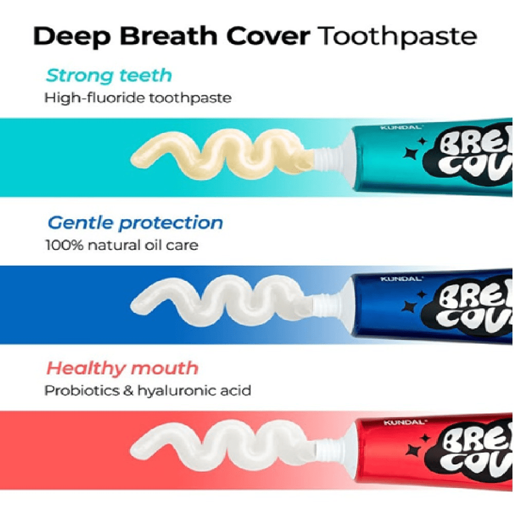 Kundal Deep Breath Cover Toothpaste Muscat Mint 100g - Beauty Tribe