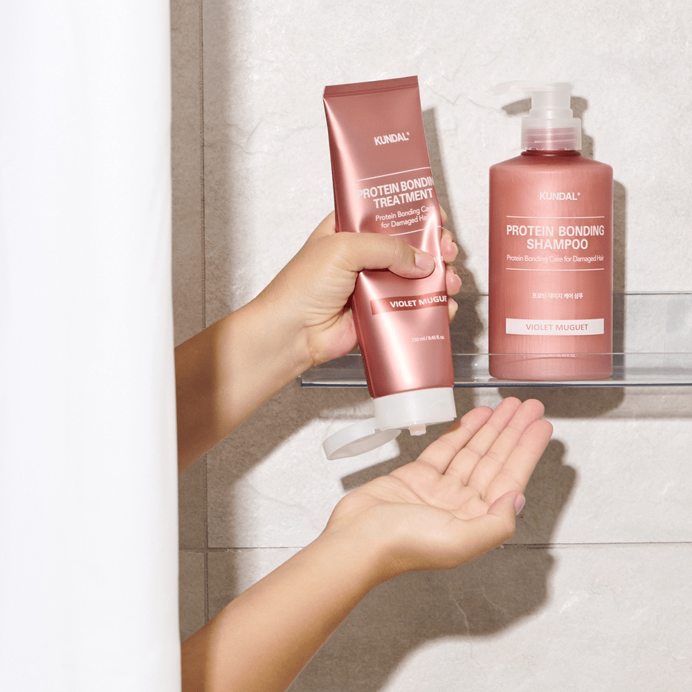 Kundal Protein Bonding Hair Treatment For Damaged Hair Violet Muguet 250 ml - Beauty Tribe