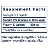 Life Extension N-Acetyl-L-Cysteine 600 mg – 60 Veg Caps - Beauty Tribe