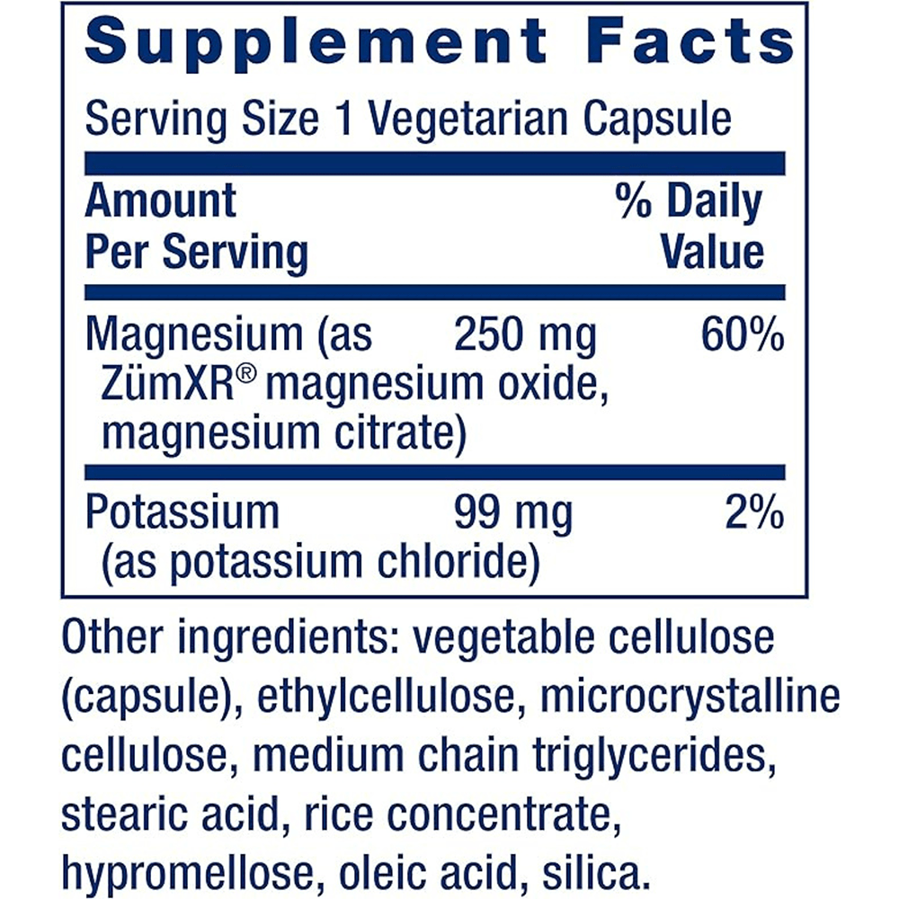 Life Extension Potassium with Extended-Release Magnesium – 60 Veg Caps - Beauty Tribe