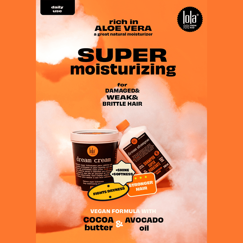Lola from Rio Dream Deep Moisturising Shampoo For Dry &amp; Damaged Hair 250ml - Beauty Tribe
