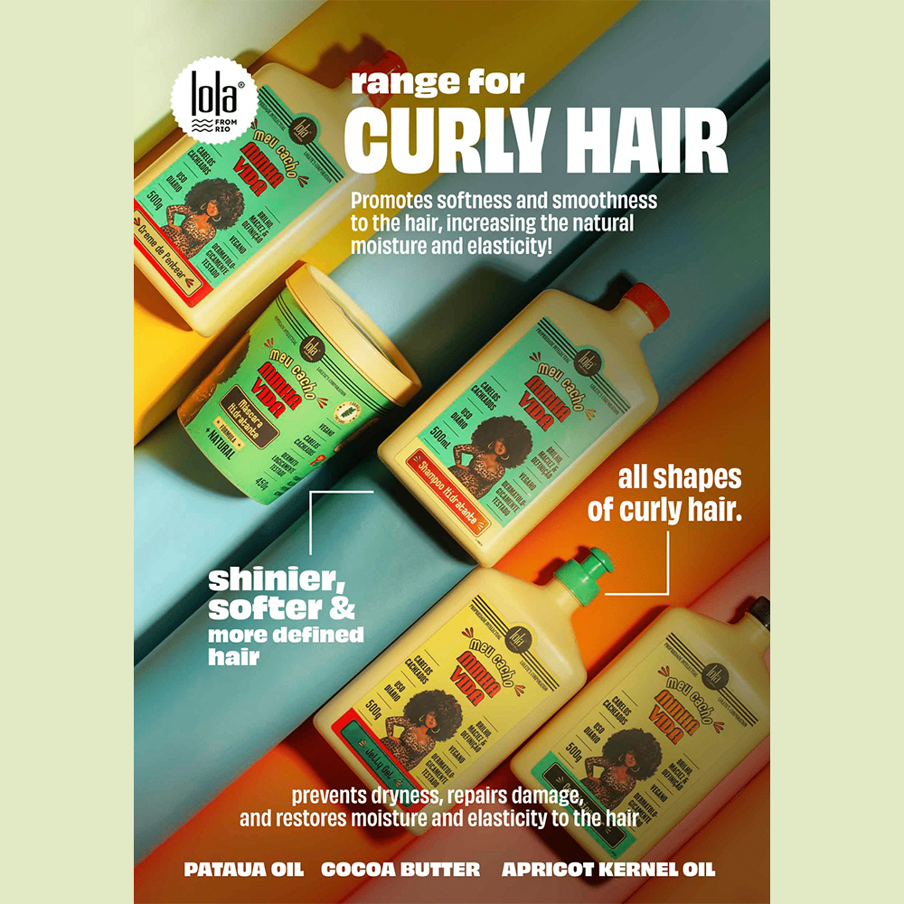 Lola from Rio Meu Cacho Minha Vida Multifunctional Styling Cream For Curly Hair 500ml - Beauty Tribe