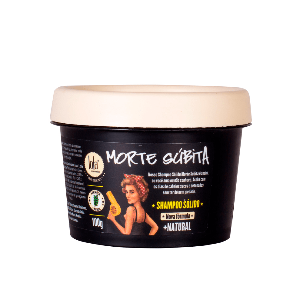 Lola from Rio Morte Subita Solid Exfoliating Shampoo For Damaged &amp; Chemically Treated Hair 100g - Beauty Tribe