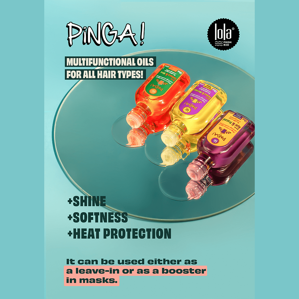 Lola from Rio Pinga Hair Oil For Frizz, Split Ends, Shine, and Thermal Protection - Pataua &amp; Moringa 50ml - Beauty Tribe