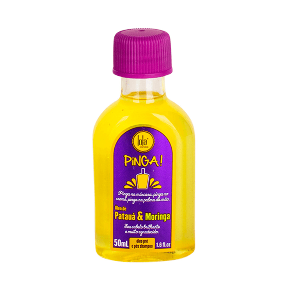 Lola from Rio Pinga Hair Oil For Frizz, Split Ends, Shine, and Thermal Protection - Pataua &amp; Moringa 50ml - Beauty Tribe