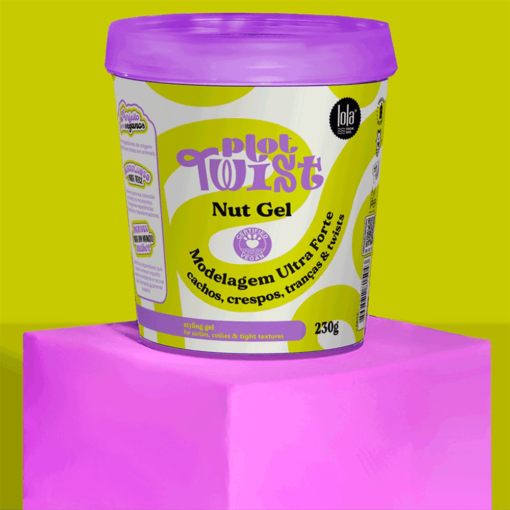 Lola from Rio Plot Twist Nut Gel Strong Hold For Curly Hair 230g - Beauty Tribe