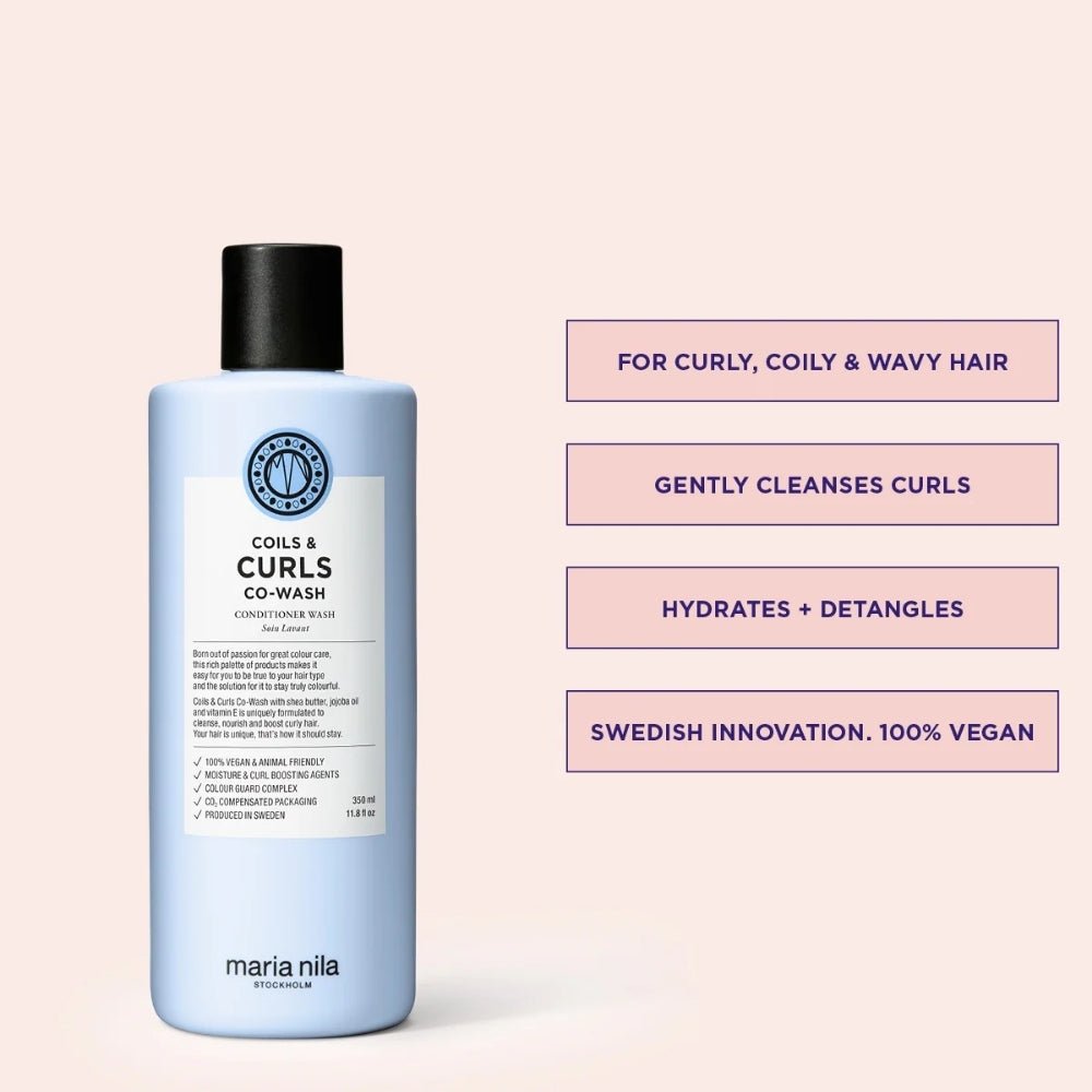 Maria Nila Coils & Curls Co - Wash 350ml - Beauty Tribe
