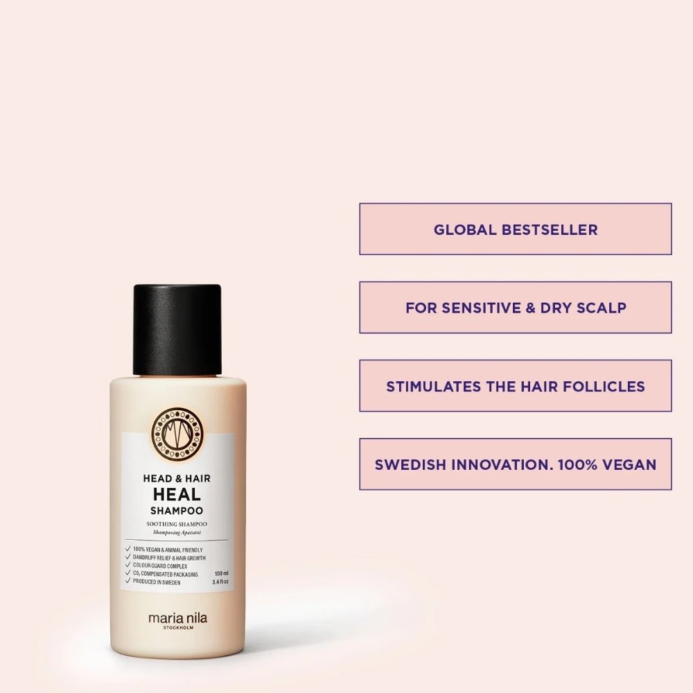 Maria Nila Head & Hair Heal Travel Size Shampoo 100ml - Beauty Tribe