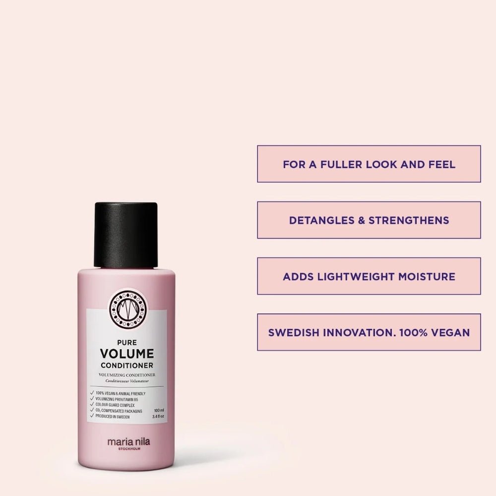 Maria Nila Pure Volume Travel Size Conditioner 100ml - Beauty Tribe