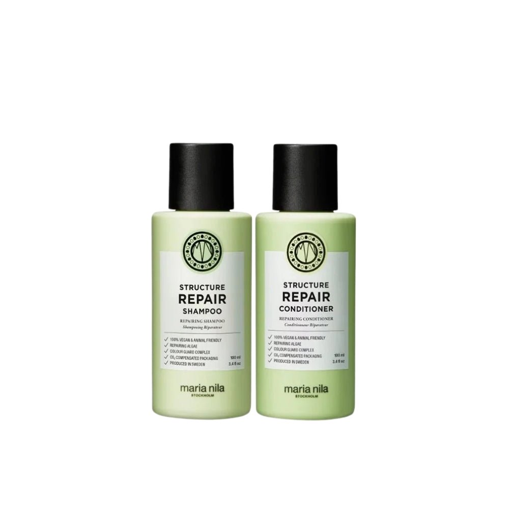 Maria Nila Structure Repair Travel Size Shampoo & Conditioner Set 100ml - Beauty Tribe