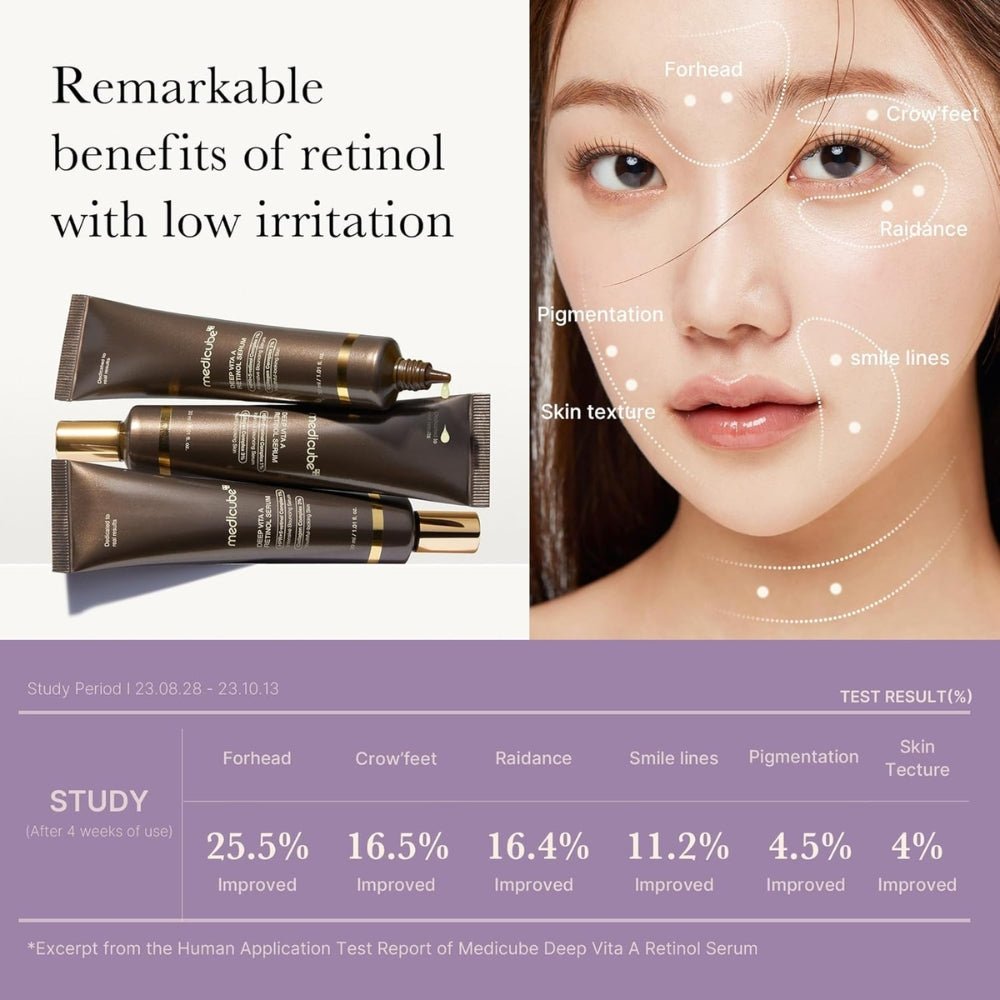 Medicube Deep Vita A Retinol Serum 30ml - Beauty Tribe