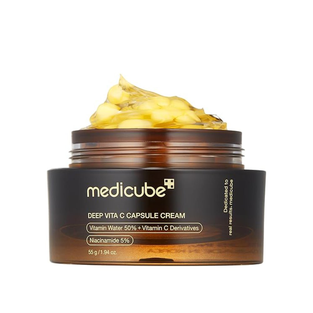 Medicube Deep Vitamin C Golden Capsule Face Moisturizer 55g - Beauty Tribe
