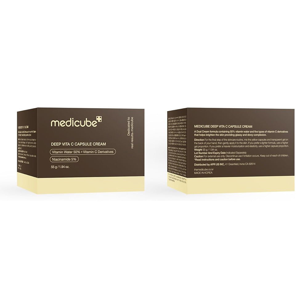 Medicube Deep Vitamin C Golden Capsule Face Moisturizer 55g - Beauty Tribe