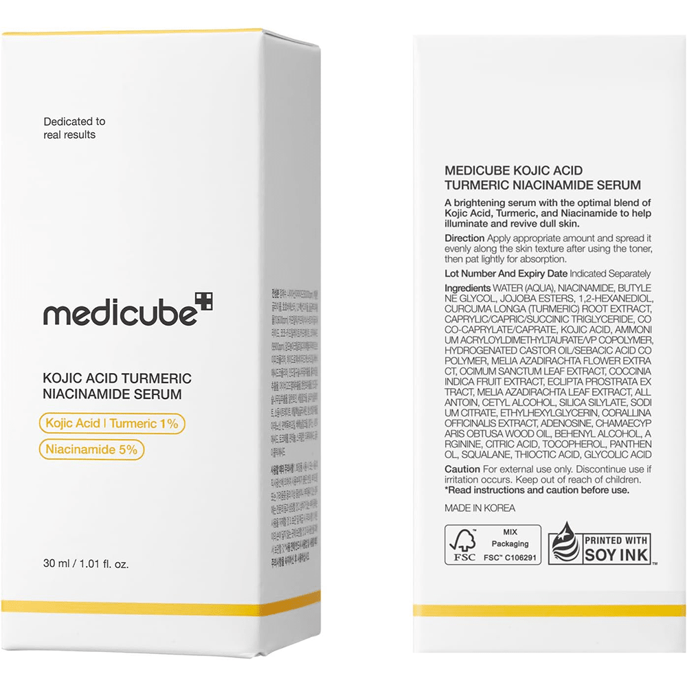 Medicube Kojic Acid Turmeric Niacinamide Serum 30ml - Beauty Tribe