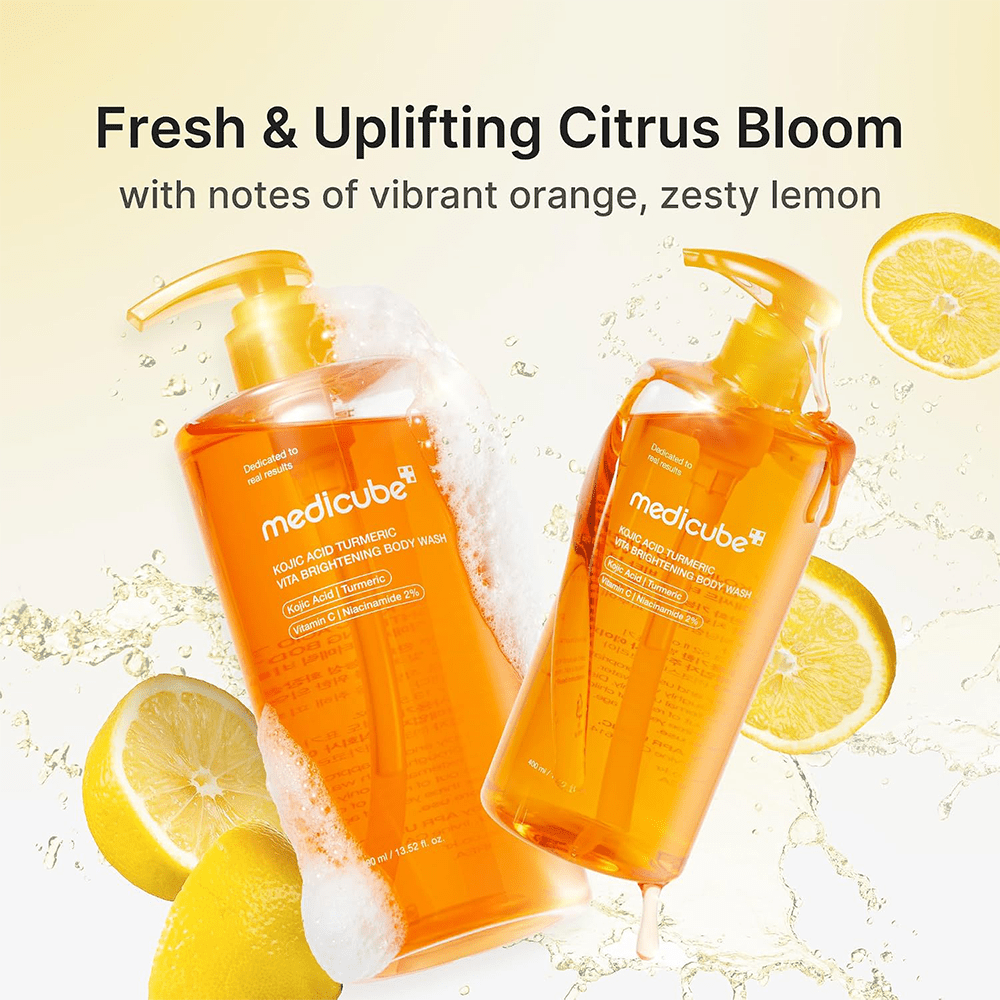Medicube Kojic Acid Turmeric Vita Brightening Body Wash 400ml - Beauty Tribe