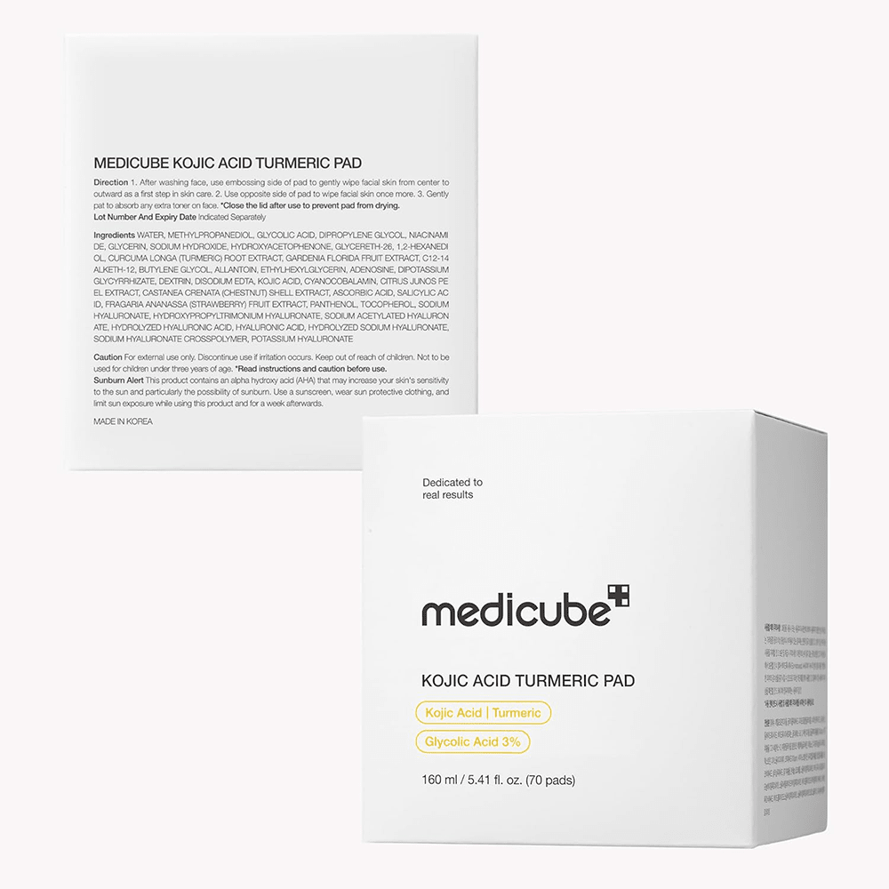 Medicube Medicube Kojic Acid Turmeric Pad 70pcs - Beauty Tribe