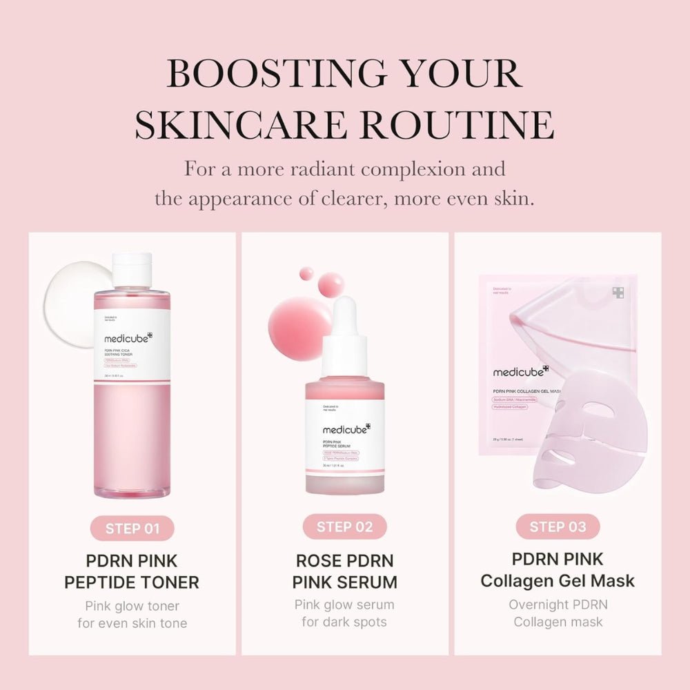 Medicube PDRN Pink Cica Soothing Toner 250ml - Beauty Tribe