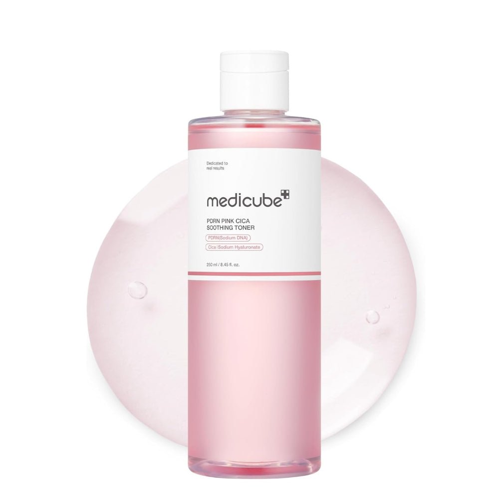 Medicube PDRN Pink Cica Soothing Toner 250ml - Beauty Tribe