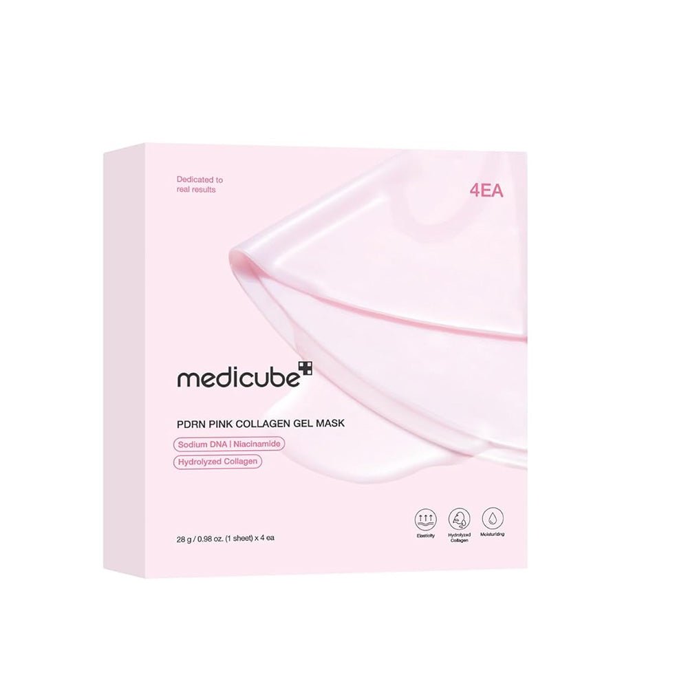 Medicube PDRN Pink Collagen Gel Mask 4Pc - Beauty Tribe