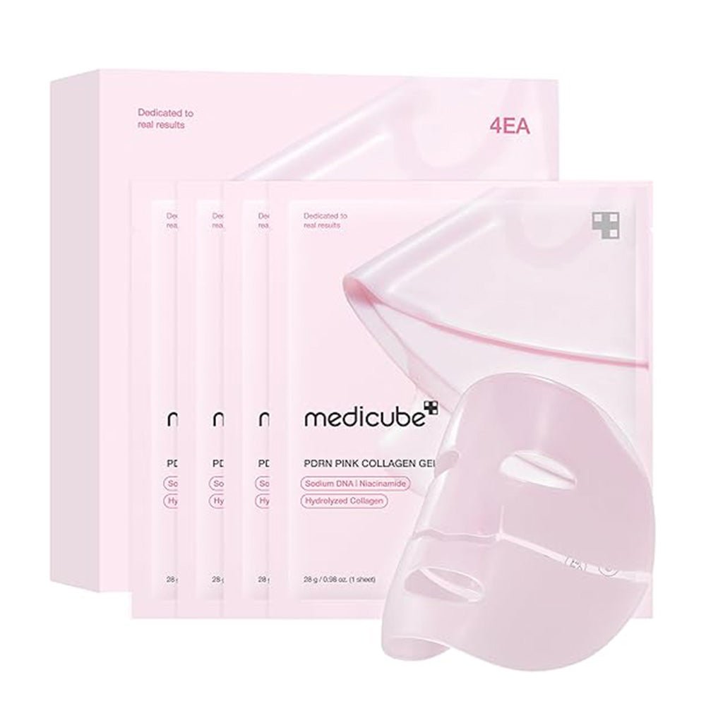 Medicube PDRN Pink Collagen Gel Mask 4Pc - Beauty Tribe