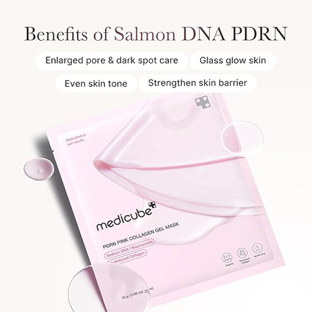 Medicube PDRN Pink Collagen Gel Mask 4Pc