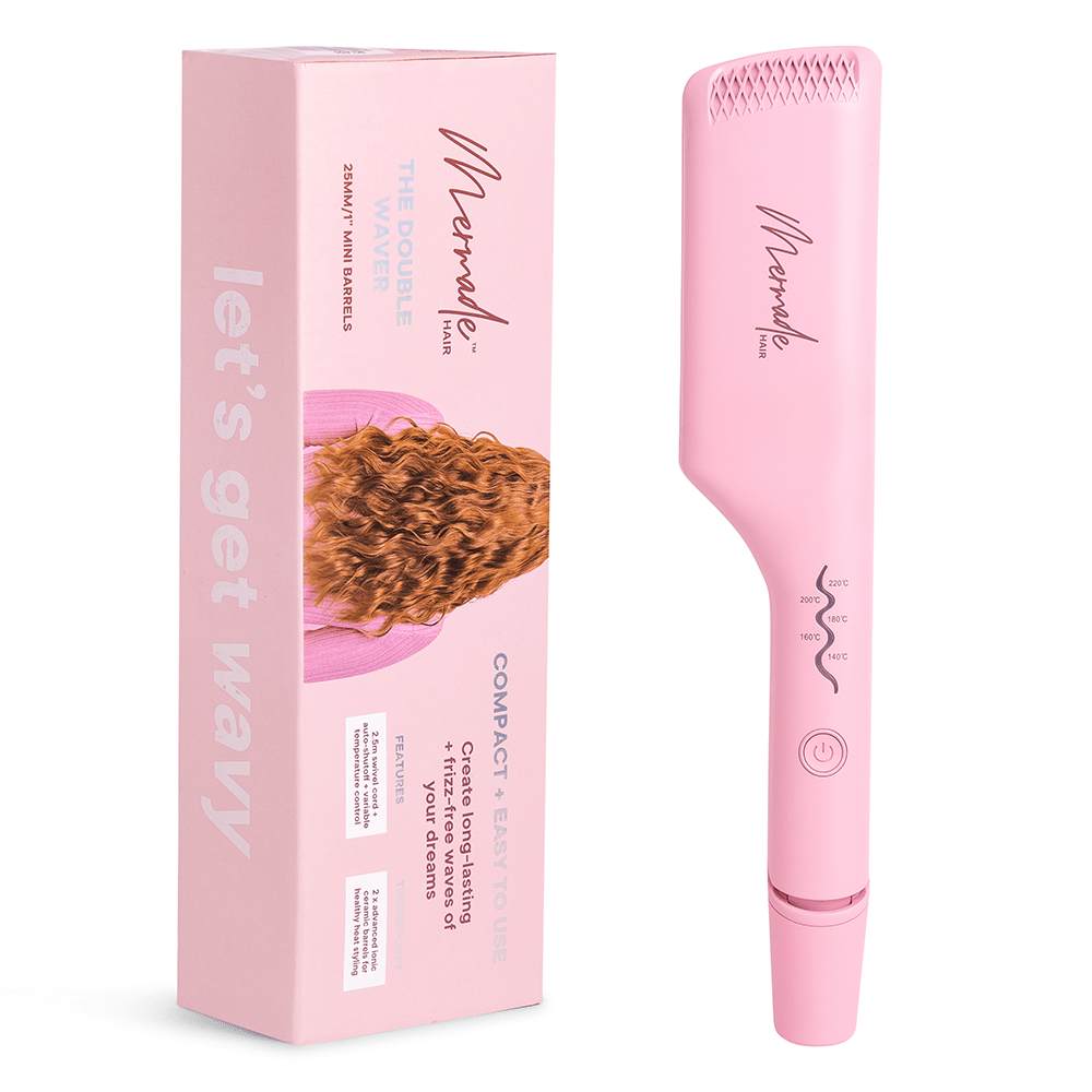 Mermade Hair Double Waver - Pink - Beauty Tribe