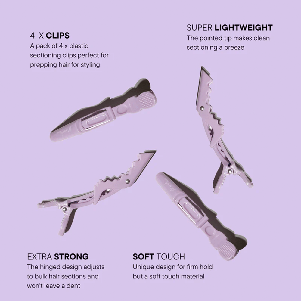 Mermade Hair Grip Clips Lilac - Beauty Tribe