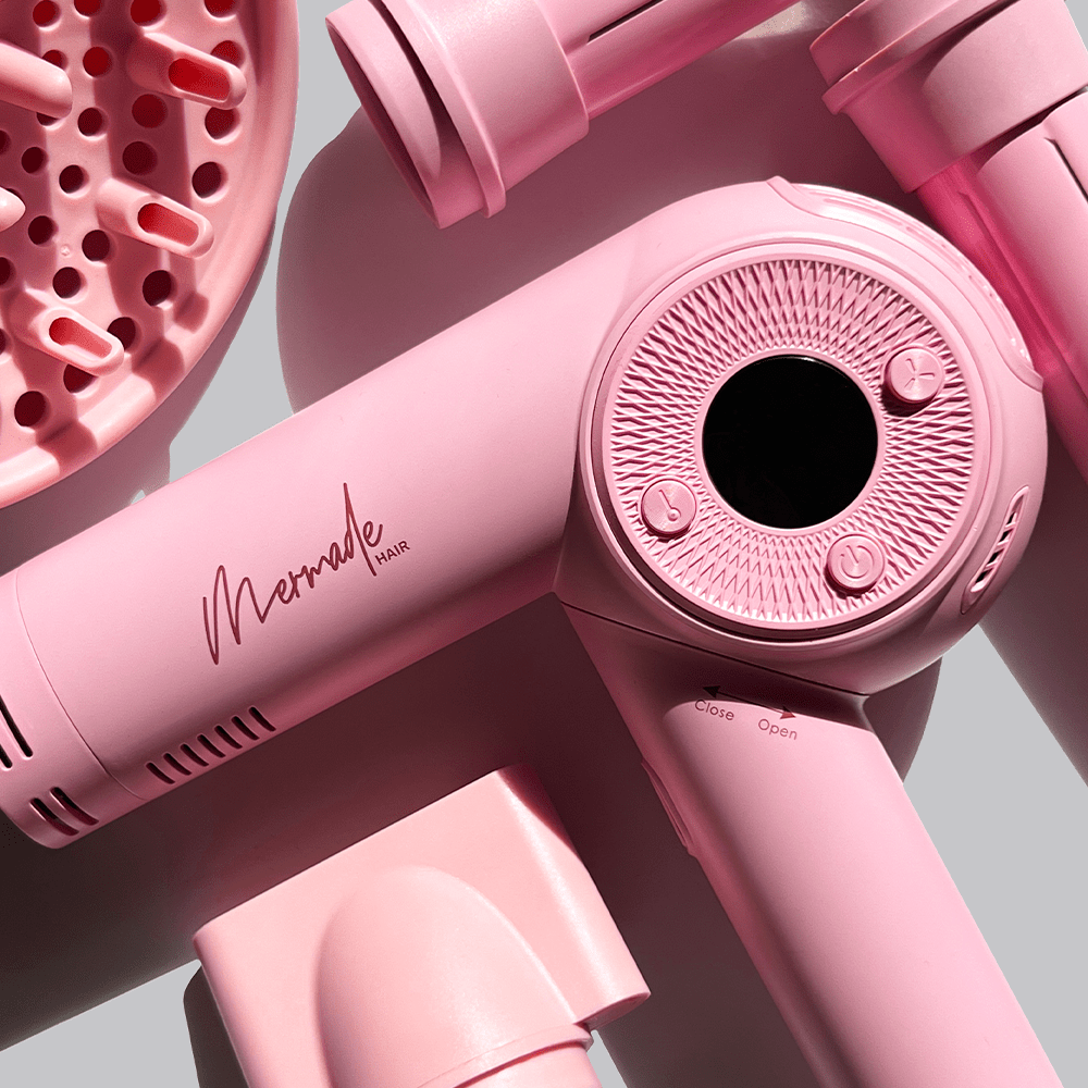 Mermade Hair M Dryer - Pink - Beauty Tribe