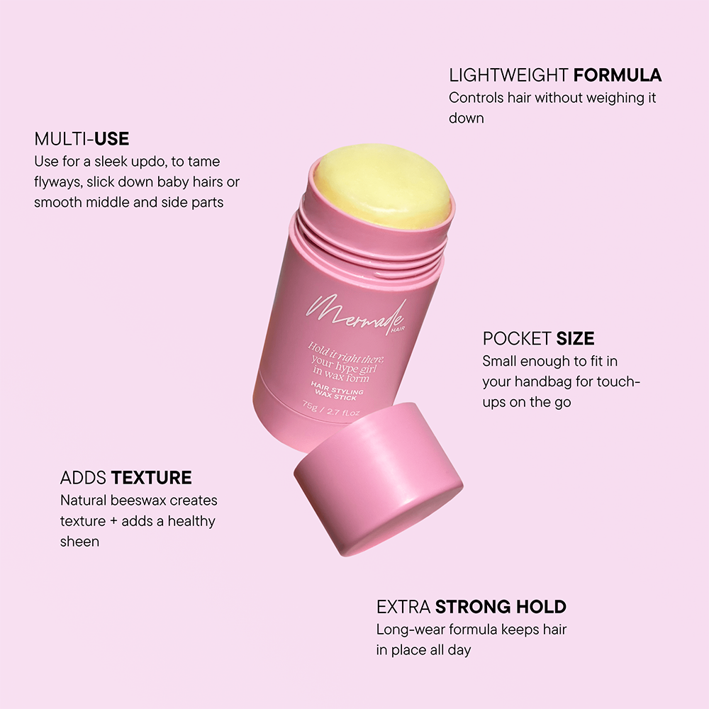 Mermade Hair Mini Hair Styling Wax Stick 15g
