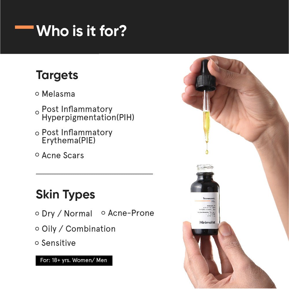 Minimalist 3% Tranexamic Acid Face Serum with HPA 30 ml - Beauty Tribe