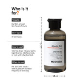 Minimalist 8% Glycolic Acid Exfoliating Toner With Bamboo Water 150 ml - Beauty Tribe